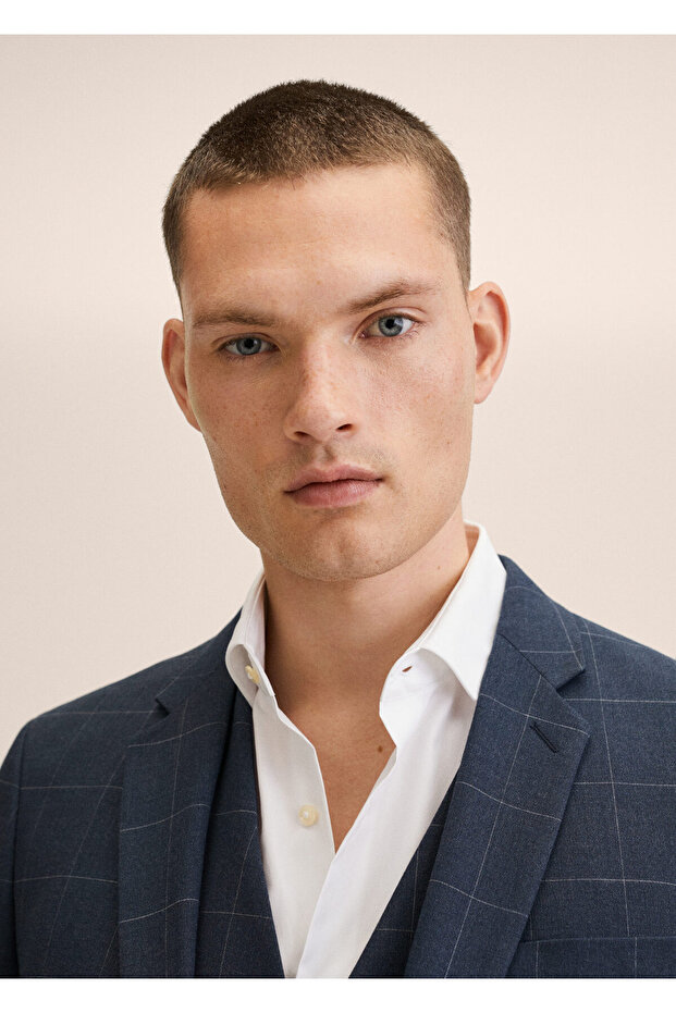 Erkek Lacivert Ceket - 5