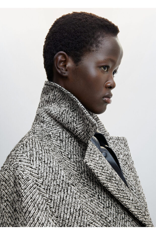 Kadın Ekru Palto - 5