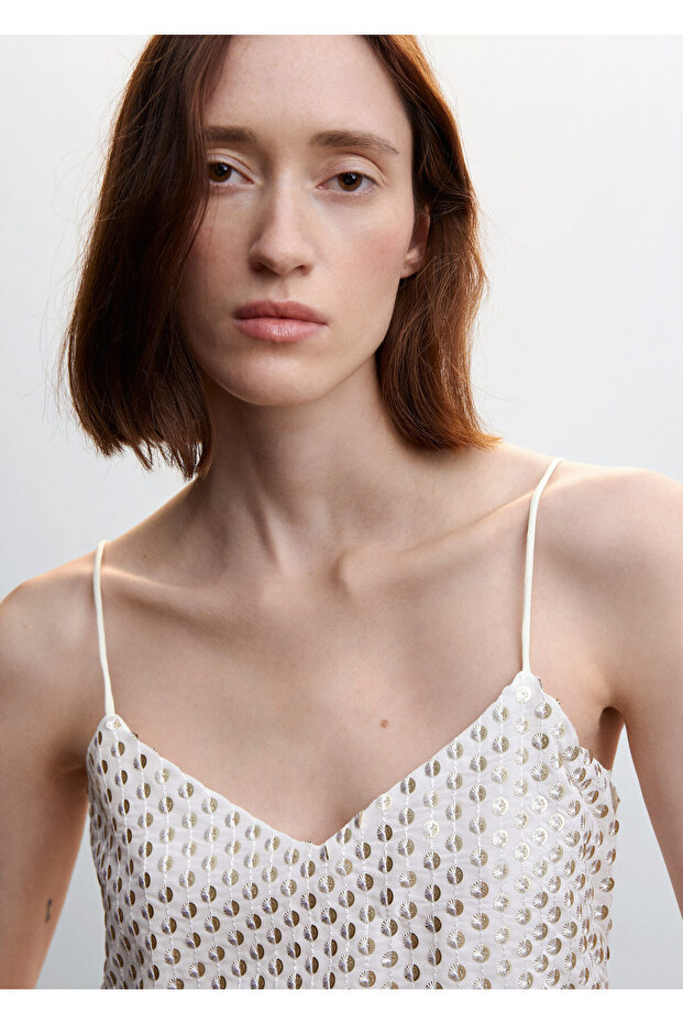 Kadın Bej Elbise - 7