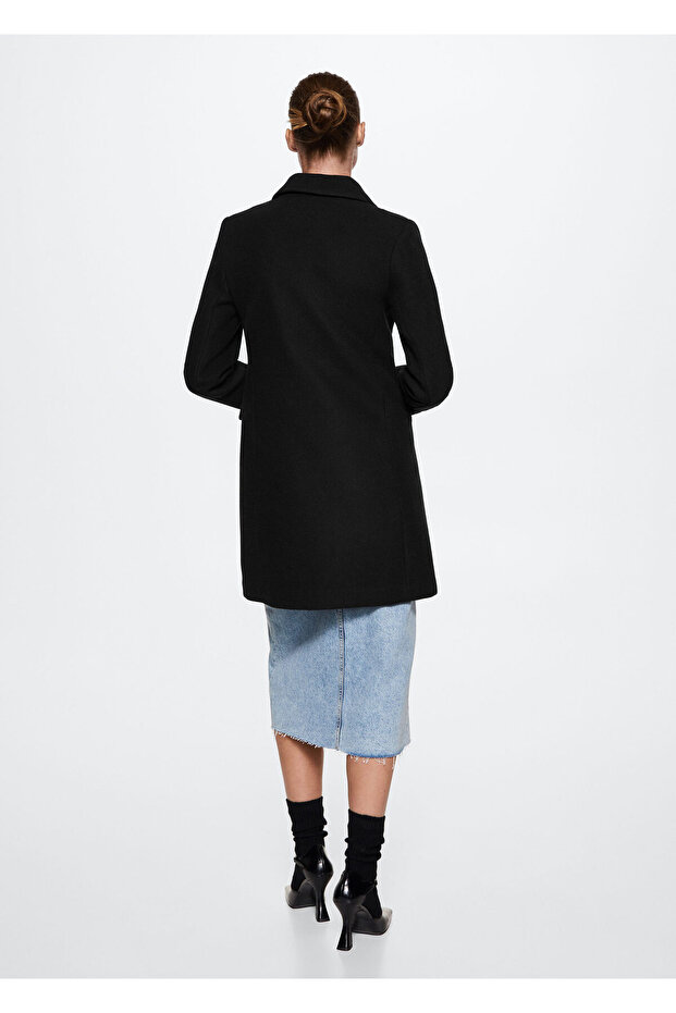 Kadın Lacivert Palto - 8