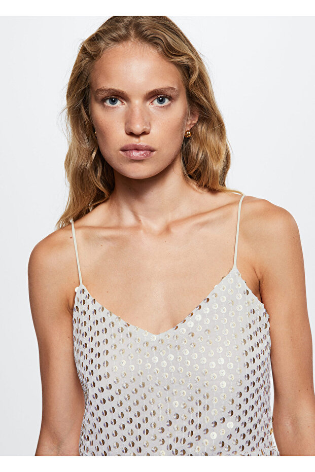 Kadın Bej Elbise - 5