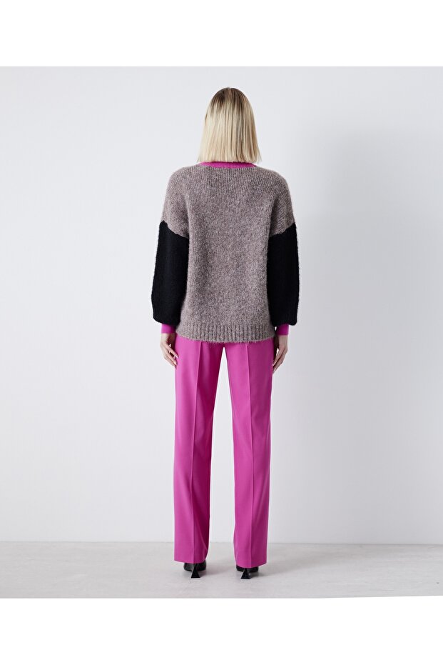 Pullover mit Farbblockdesign - 4