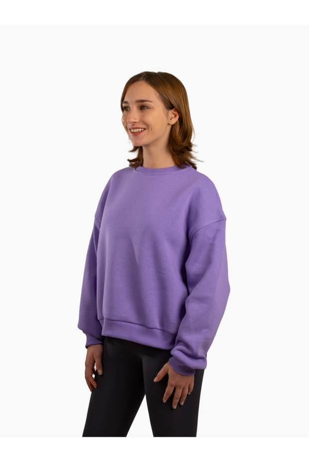 Oversize Kadın Sweatshirt - 2