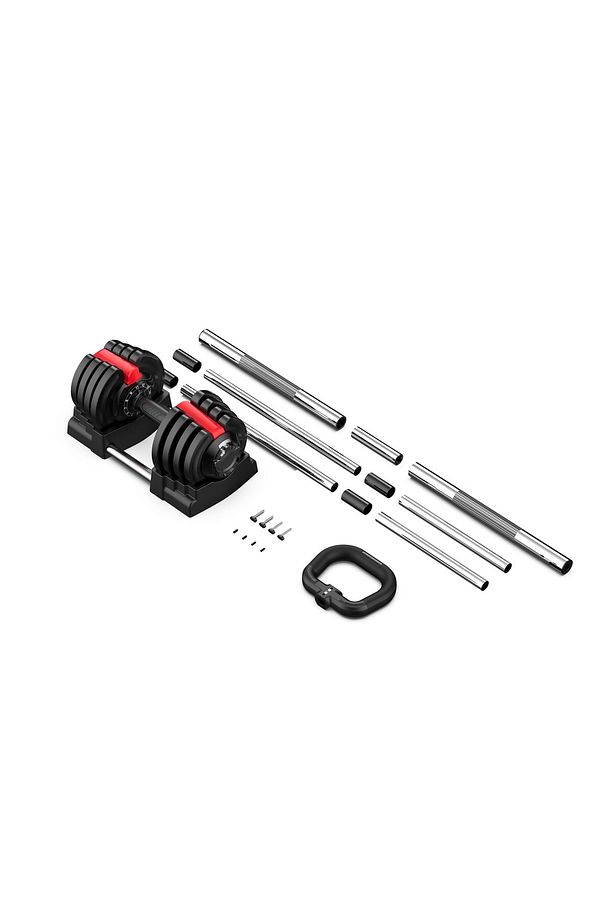 Ayarlanabilir 3 In 1 Dumbell Seti Ağırlık Dambıl Halter Set Kettlebell 19-20 Kg - 4
