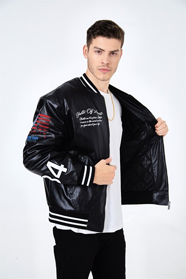 EST.2008 Deri Ceket - 5