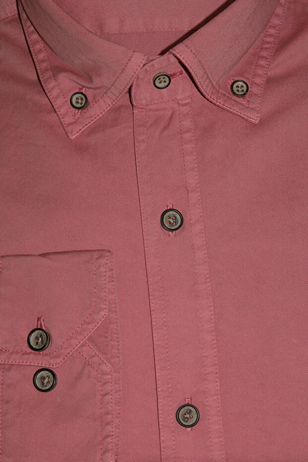 Düğmeli Yaka Gömlek - 2