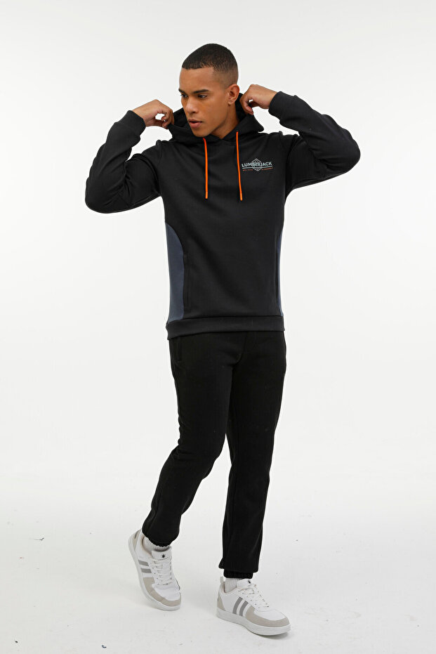 3W ML MADRID-C 17TY605 3PR SİYAH Erkek Sweatshirt - 5