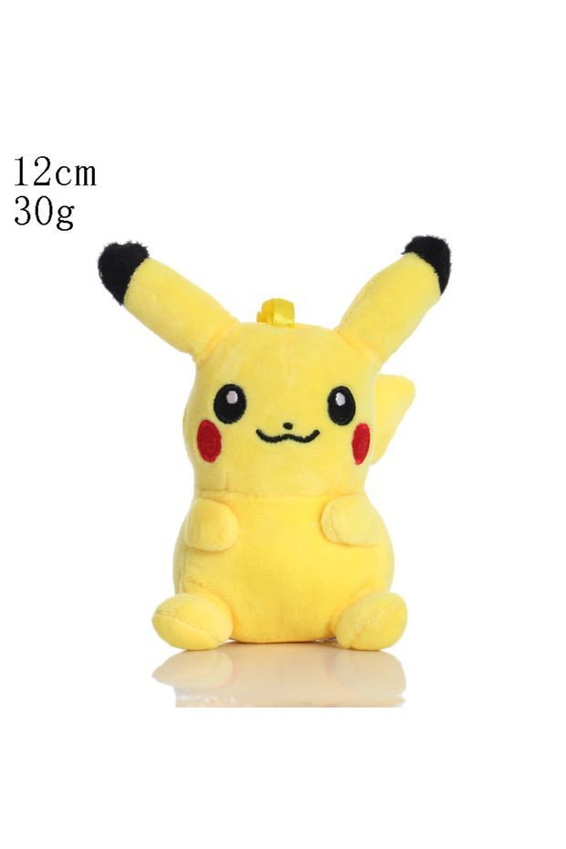 Pikachu 10cm Pokemon Plush Toy Figure Keychain and Bag Ornament - 2