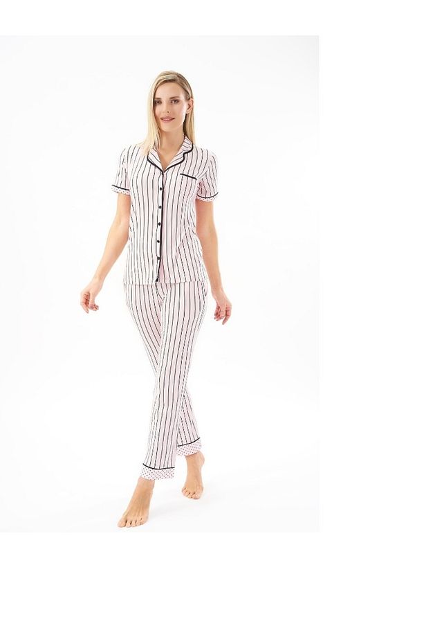PJS 22101 BÜYÜK BEDEN PİJAMA TAKIMI - 1