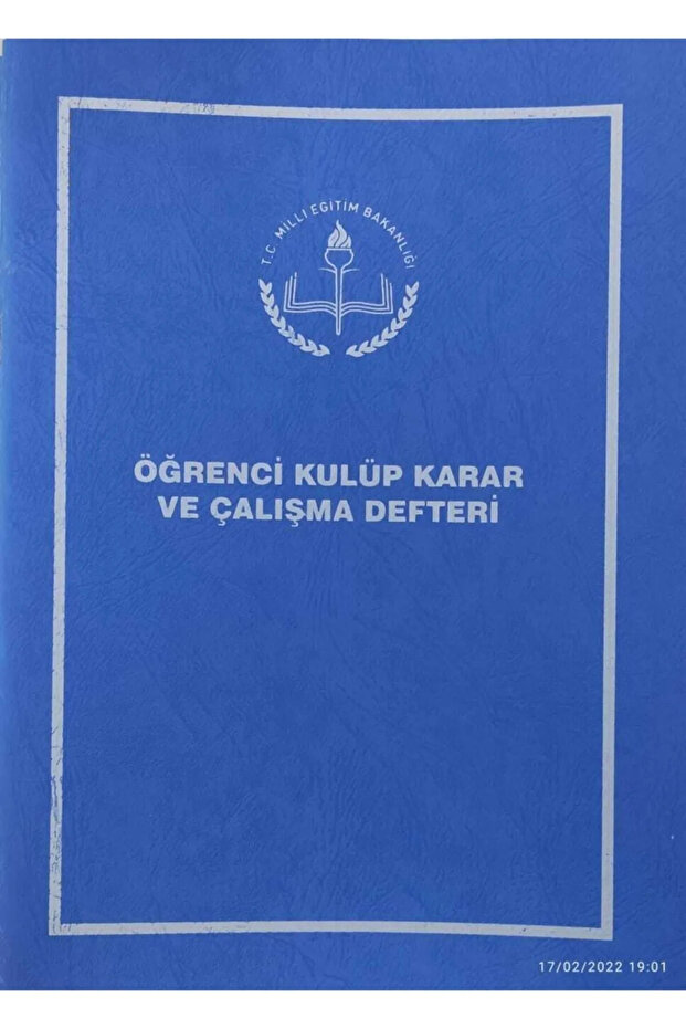 Student Club Decision and Work Notebook, Plastic Cover