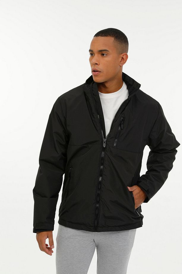 ML EDDY COAT 1SN13 3PR Siyah Erkek Mont - 5