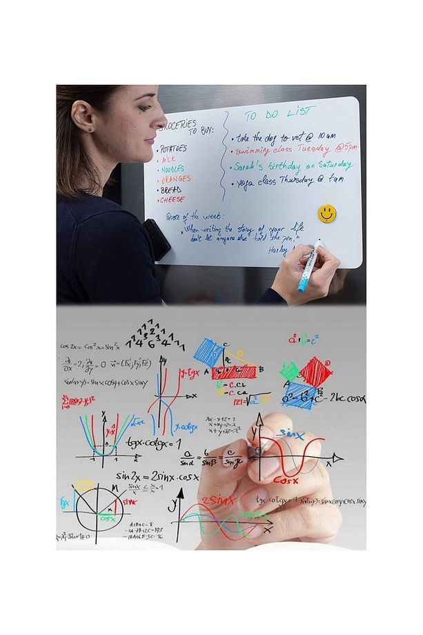 Ders Çalışma Yazı Tahtası Manyetik Duvar Stickerı 100x60 Cm - 3