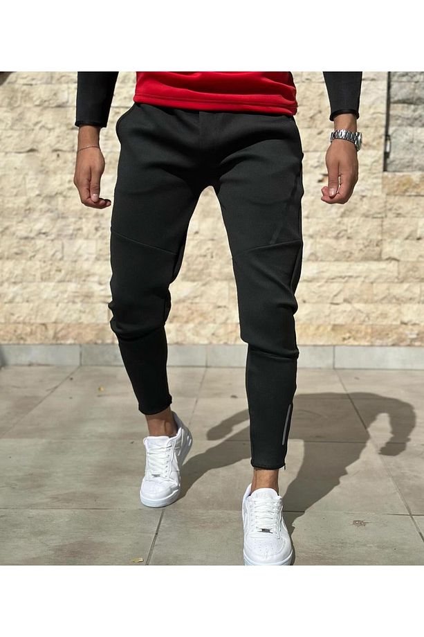 Scuba Dalgıç Kumaş Eşofman Slimfit Likralı - 1