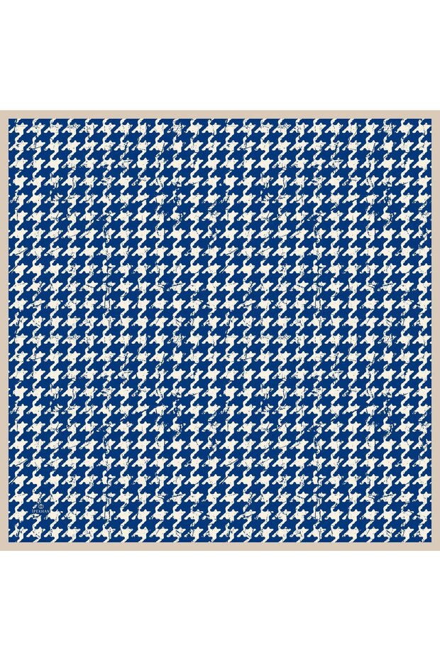 وشاح قطني رقيق بنمط هاوندزتوث - 3