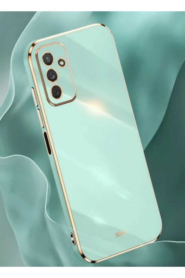 Samsung Galaxy A04S Compatible Case Golden Detailed Vivid Color Silicone