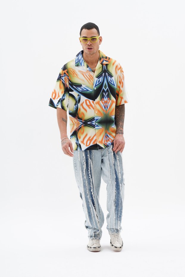 Area51 Printed Oversize Shirt