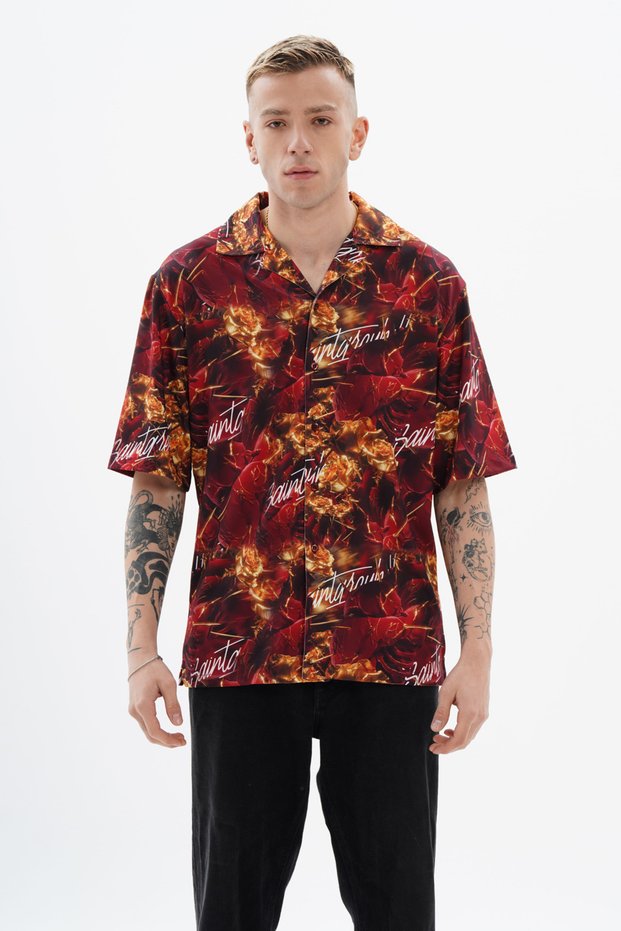 Rozze Prime Printed Oversize Shirt