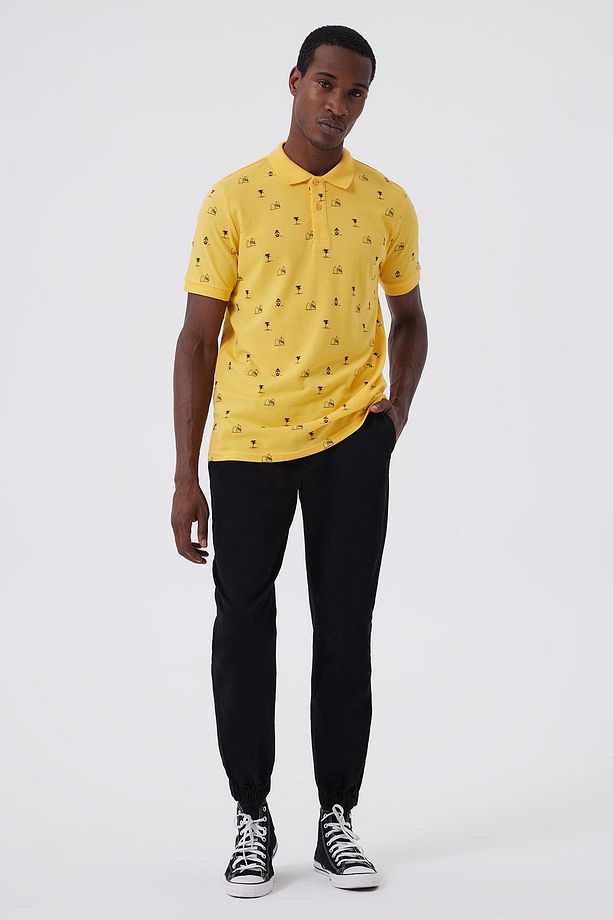 Jogger Erkek Dokuma Pantolon Siyah - 1