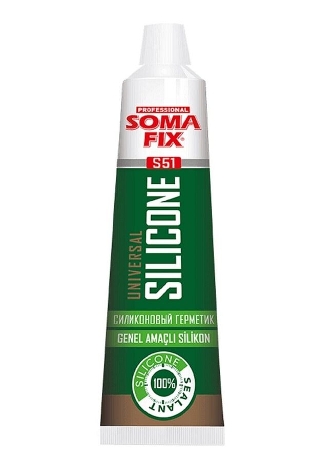 Siyah Tüp Silikon 50 ml Somafix - 1