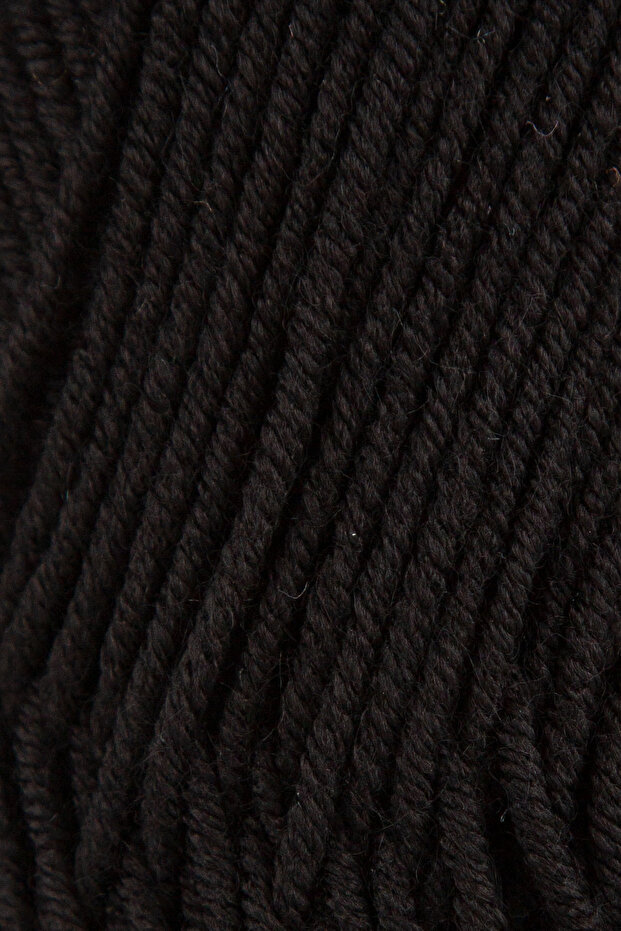 Softee Baby El Örgü İpi Battaniye İpi Bebek İpi Hırka Kazak İp Yelek İp Atkı Bere Patik İpi Siyah - 2