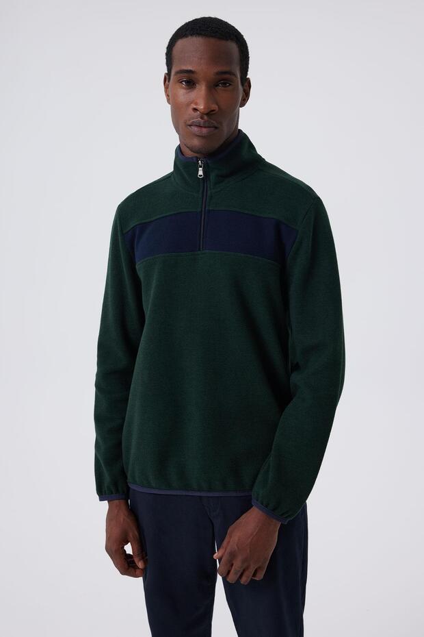 Poys Erkek Sweatshırt Yeşil - 2