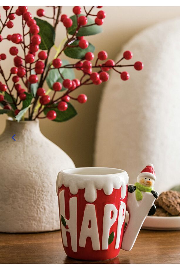 LCW HOME Yılbaşı Temalı Seramik Kupa 400ml - 1