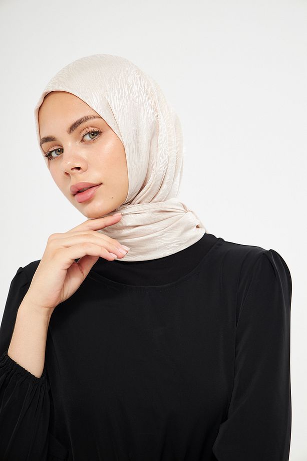 Sakafashion Şehr-i Şal Zebra Desen Jakarlı Şal - 1