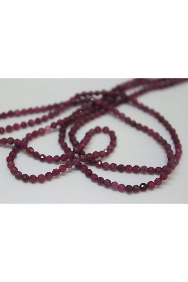 سلسلة حجر روبي معتمدة بعرض 2 مم - 1