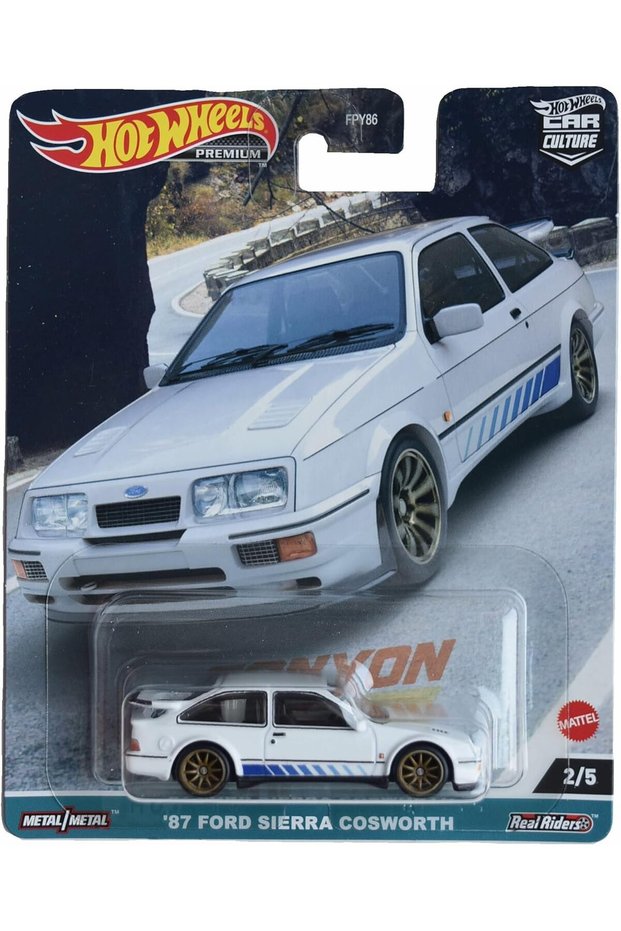 87 Ford Sierra Cosworth Canyon Warriors Car Culture Hotwheels Premium Brand 2/5