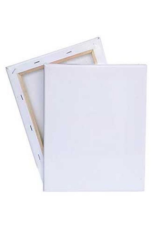 Arkadan Zımbalı Yüksek Kaliteli Boş Tuval: 60x75 Cm - 1