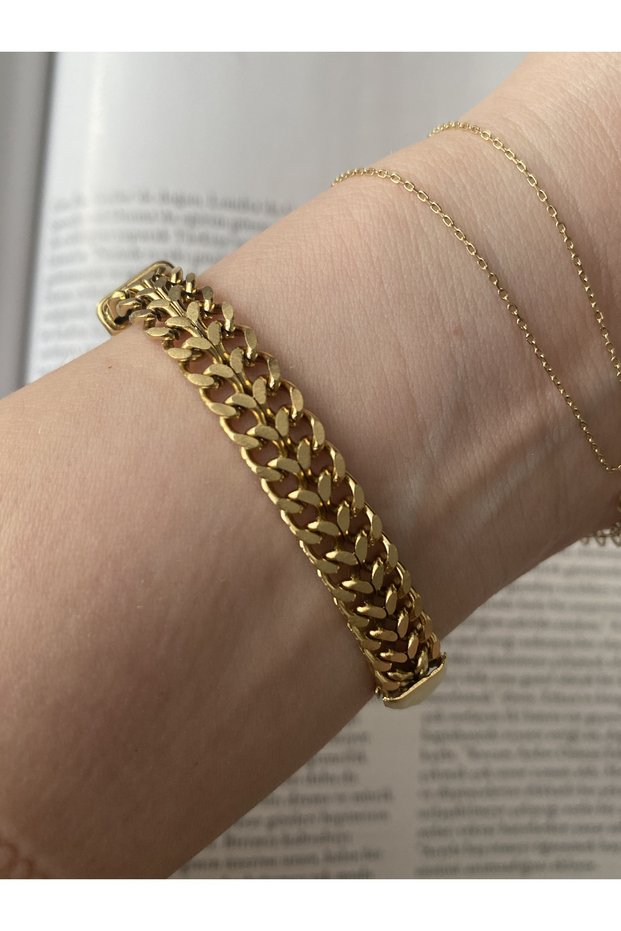 Knitted Chain Steel Tarnish-Free Bracelet