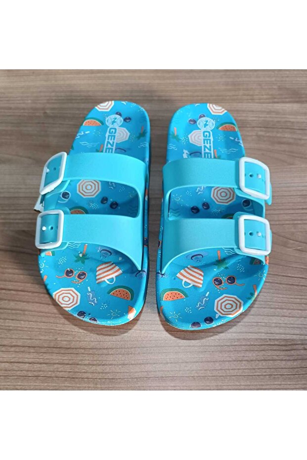 Anatomical Sole Non-Slip Plastic Adjustable Double Buckle Women's Pool Beach Home and Street Slippers