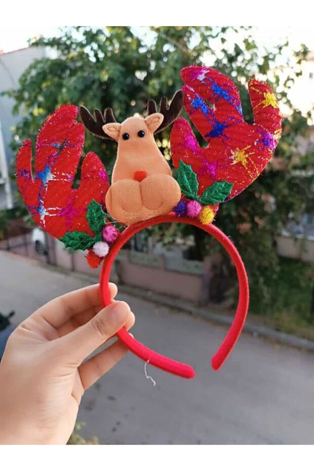 New Year Christmas Red Spring Crown Suitable for Children Adult