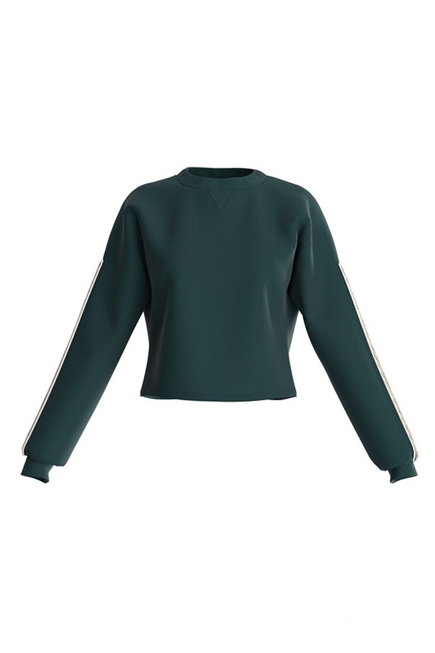 Siyah Kadın Bisiklet Yaka Sweatshirt V3BQ16KB3P2JBLK-CYMONE CN - 1