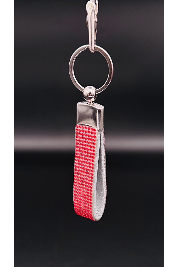 Stone Detailed Keychain Types - 1