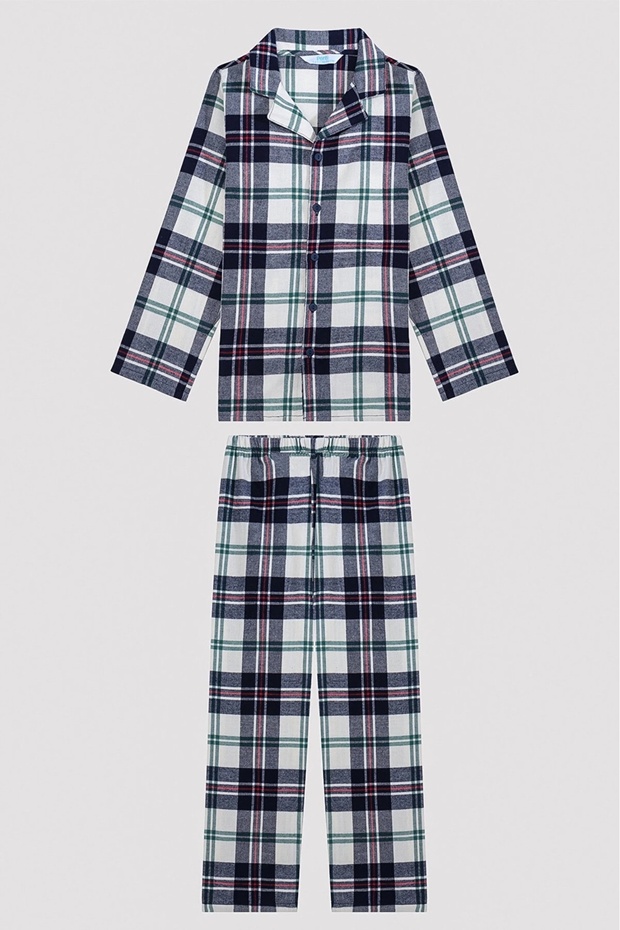 GR CHECKED LS SHIRT SET - 3