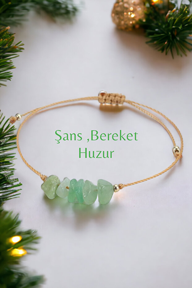 Aventurine Real Natural Stone Bracelet