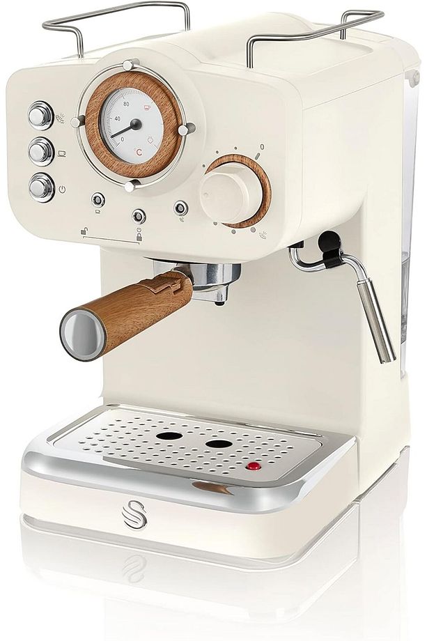 Swan SK22110BLUN Nordic Espresso Kahve Makinesi, Süt Köpürtücülü 1.2L - 1