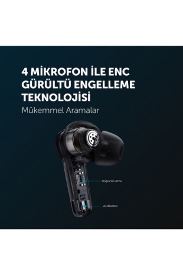 AirBeat Play TWS Bluetooth 5.0-Oyun Modu-4 Mikrofon-ENC Gürültü Engellemeli Kablosuz Kulaklık - 4