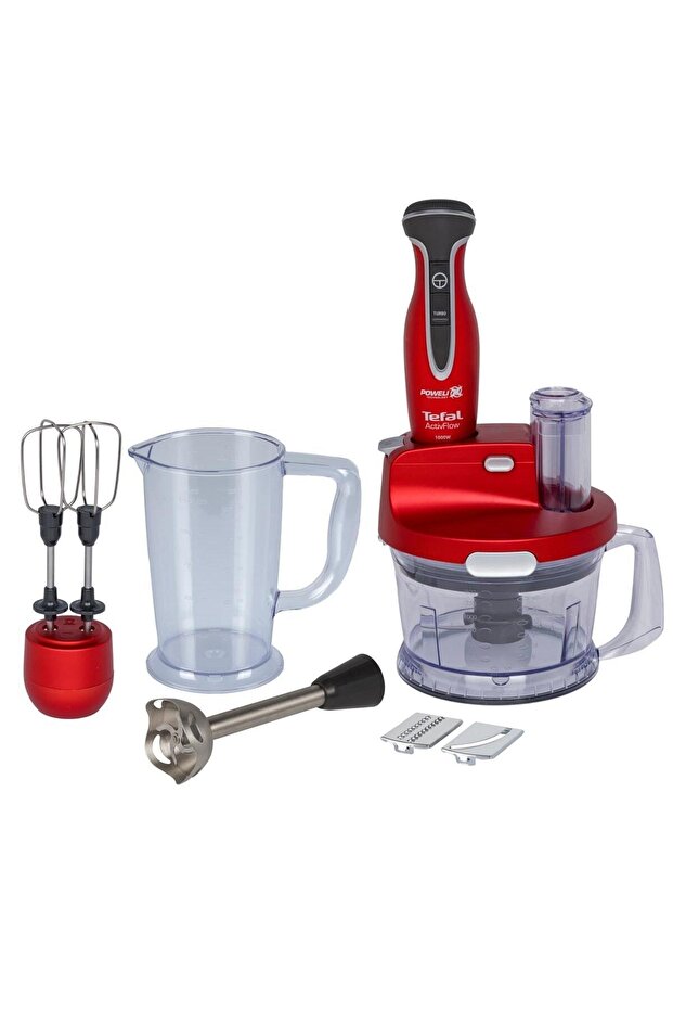 Powelix Activflow Pro 1000 Watt Blender Seti - Kırmızı - 1