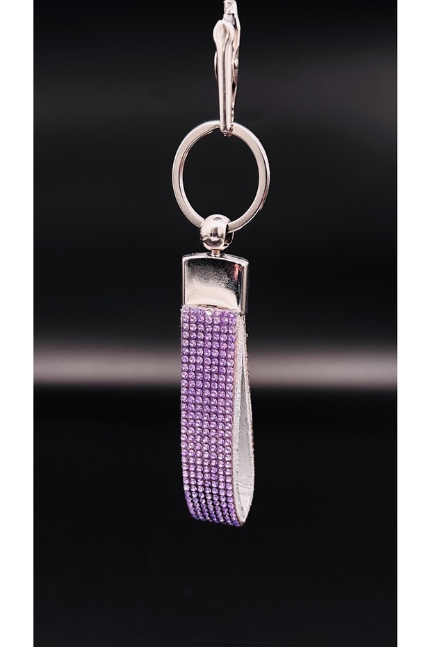 Stone Detailed Keychain Types - 1