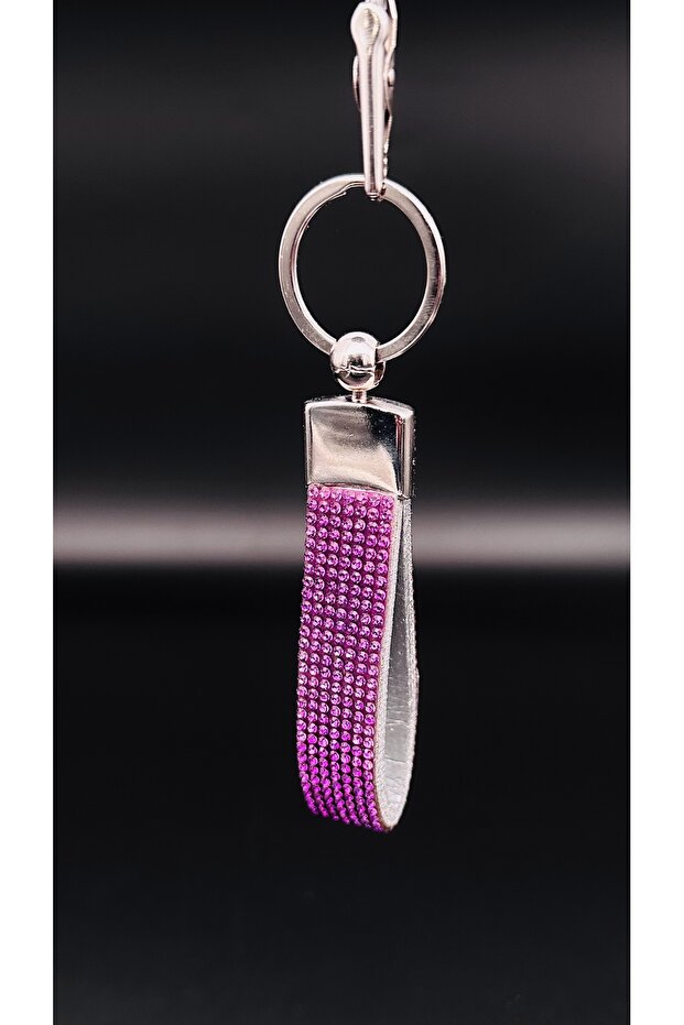 Stone Detailed Keychain Types