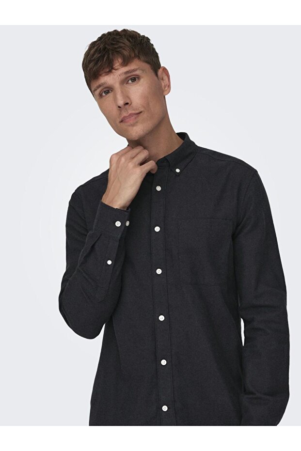 Gömlek - Siyah - 6