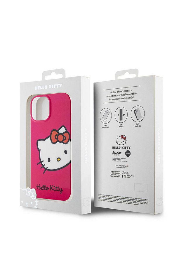 Apple Iphone 15 Uyumlu Kılıf Lisanslı Yazı Ve Ikonik Logolu Kitty Head Kapak - 4