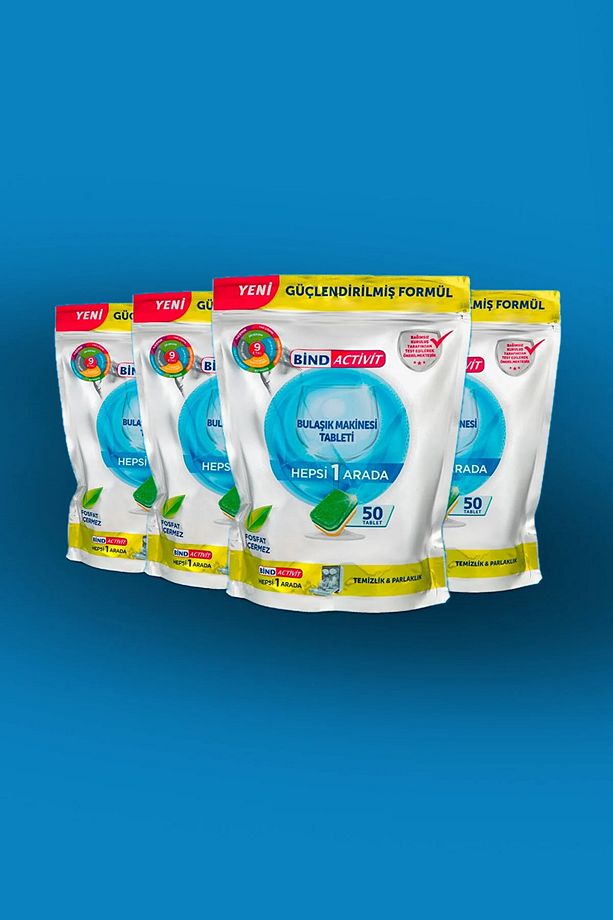 Activit Bulaşık Makinesi Tableti Hepsi Bir Arada 50 Li - 4 Lü Paket - 1