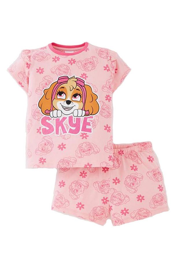 Paw Patrol Kız Çocuk Şortlu Pijama Takımı - 1