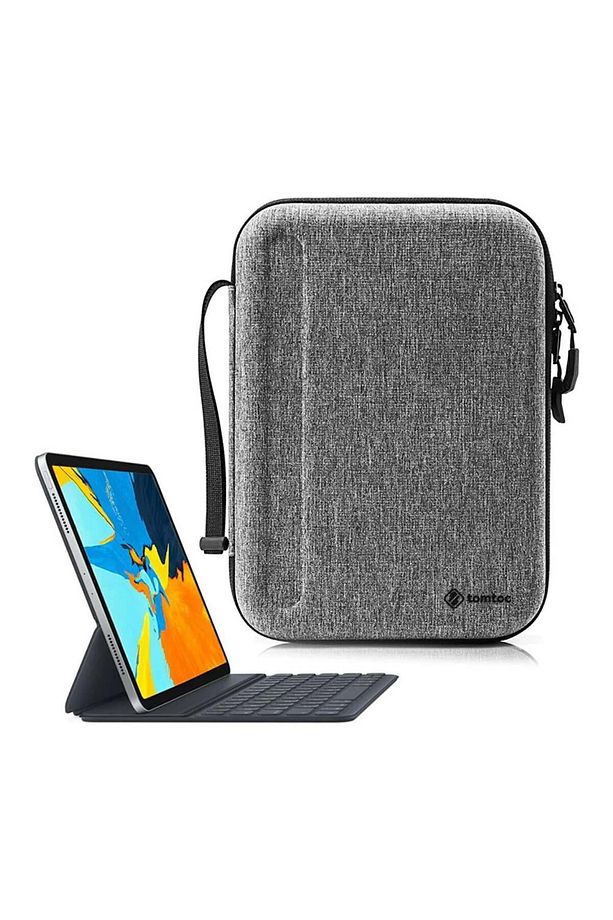 12.9" Fancy Case-A06   Uyumlu  Kılıfı- Gri - 5