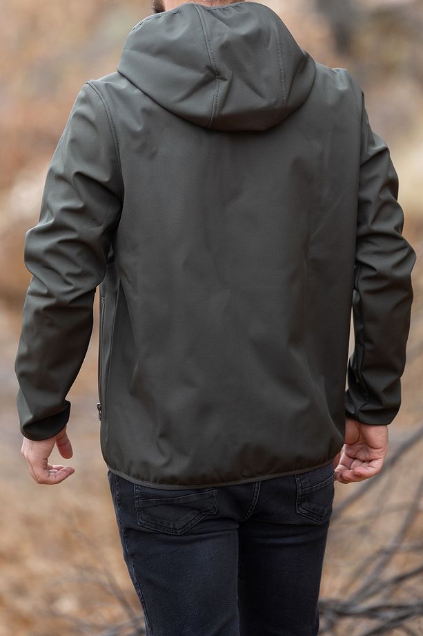 KAPÜŞONLU SOFTSHELL MONT - 4
