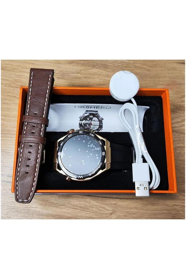 Hk5 Uyumlu Hero Akıllı Saat Amoled Ekran 46MM Chatgpt/Gps/Nfc Özellikli 2023 Yeni Sürüm Akıllı Saat - 3