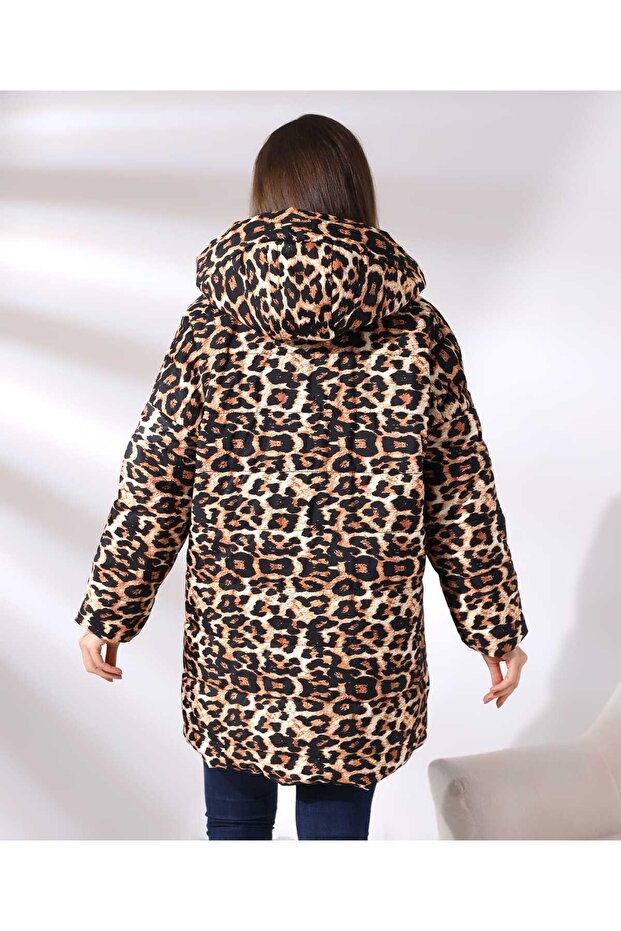 long patterned quilted coat - 6